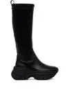 Buffalo Lola Knee-high Boots In Black
