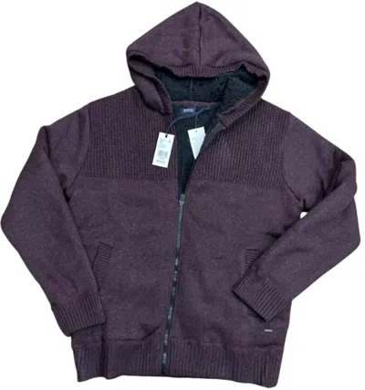 Buffalo Men's Long Sleeve Hoodie In Rouge Fico In Purple