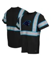 Buffalo Outdoors Men's Black Carolina Panthers Safety Heavyweight T-shirt In Black