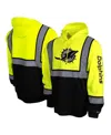 Buffalo Outdoors Men's Yellow Miami Dolphins High-visibility Safety Hooded Sweatshirt In Yellow