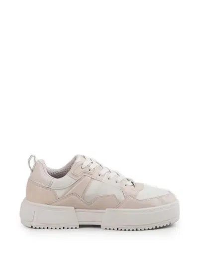 Buffalo Panelled Platform Sneakers In Neutral
