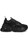 Buffalo Triplet Hollow Trainers In Black