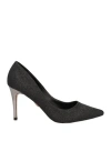 Buffalo Woman Pumps Black Size 7.5 Textile Fibers In Black