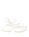 Buffalo Binary 0 Chunky Sandals In White