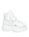 Buffalo Woman Sneakers White Size 7.5 Calfskin In White
