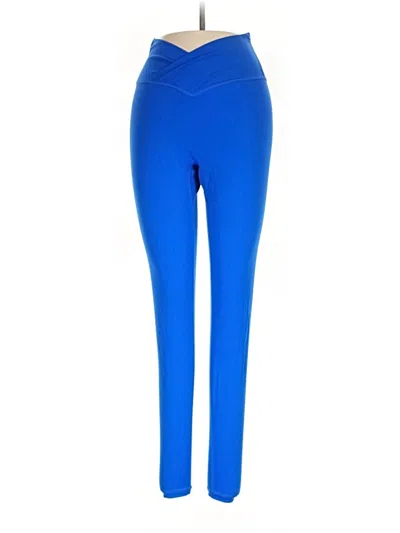 Pre-owned Buffbunny Collection Active Pants In Blue