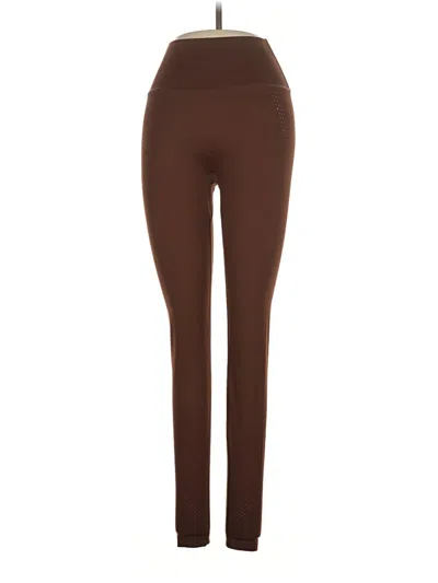 Pre-owned Buffbunny Collection Active Pants In Brown