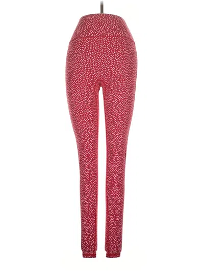 Pre-owned Buffbunny Collection Active Pants In Red