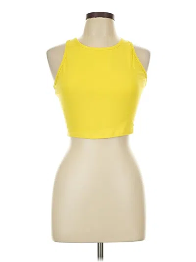 Pre-owned Buffbunny Collection Active Tank Top In Yellow