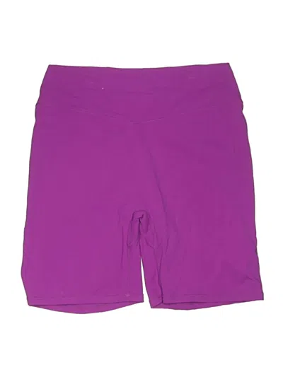 Pre-owned Buffbunny Collection Athletic Shorts In Purple