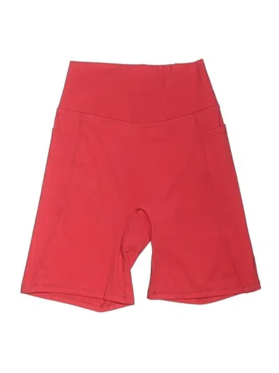 Pre-owned Buffbunny Collection Athletic Shorts In Red