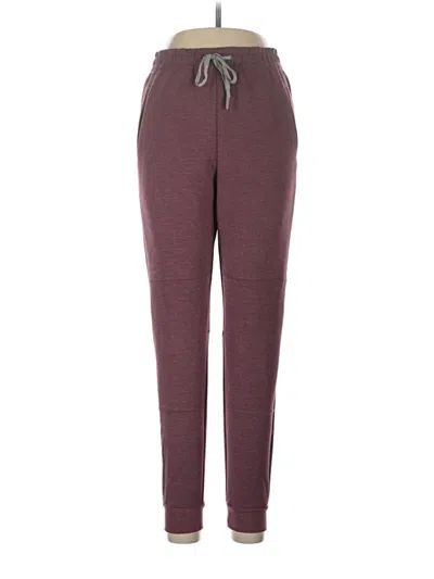 Pre-owned Buffbunny Collection Casual Pants In Burgundy