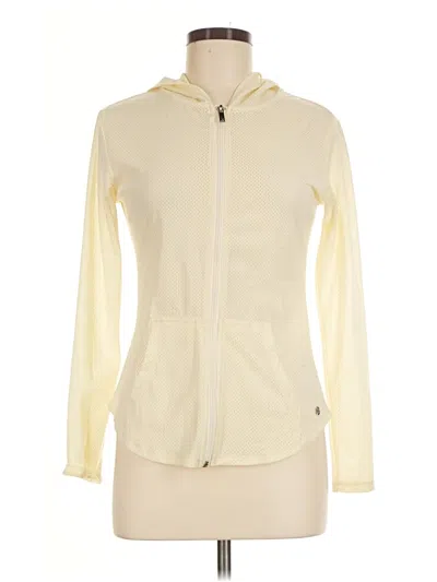 Pre-owned Buffbunny Collection Long Sleeve Top Ivory Cowl Neck Tops