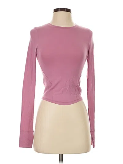 Pre-owned Buffbunny Collection Long Sleeve T-shirt In Pink