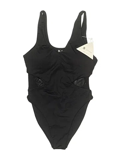 Pre-owned Buffbunny Collection One Piece Swimsuit In Black
