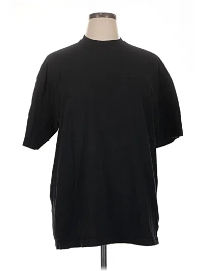 Pre-owned Buffbunny Collection Short Sleeve Turtleneck In Black