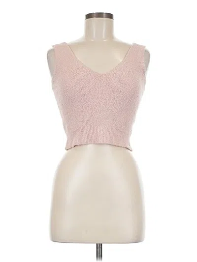 Pre-owned Buffbunny Collection Sleeveless Top Pink Sweetheart Neckline Tops