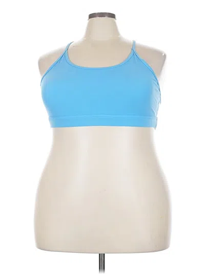 Pre-owned Buffbunny Collection Sports Bra In Blue