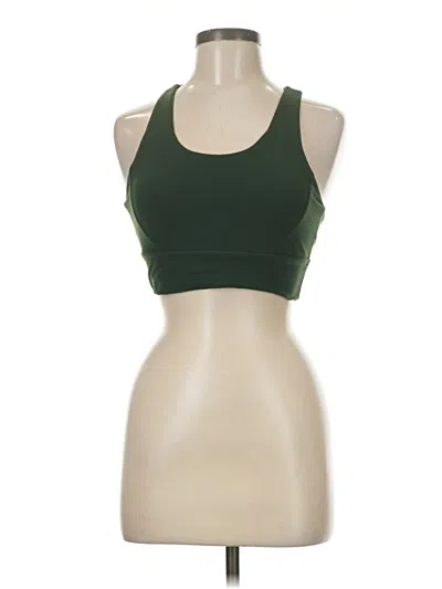 Pre-owned Buffbunny Collection Sports Bra In Green