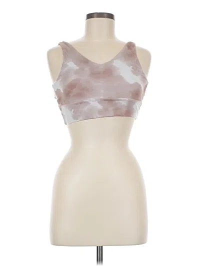 Pre-owned Buffbunny Collection Sports Bra In Silver