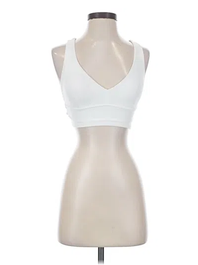 Pre-owned Buffbunny Collection Sports Bra In White