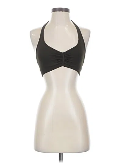 Pre-owned Buffbunny Collection Tank Top Black Halter Neckline Tops