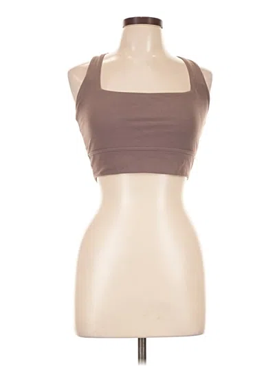 Pre-owned Buffbunny Collection Tank Top Brown Halter Neckline Tops