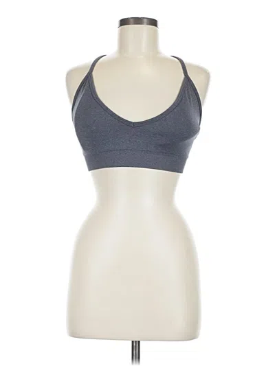 Pre-owned Buffbunny Collection Tank Top Gray Halter Neckline Tops