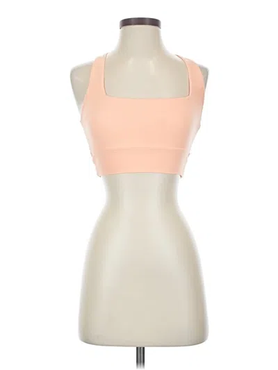 Pre-owned Buffbunny Collection Tank Top Pink Halter Neckline Tops
