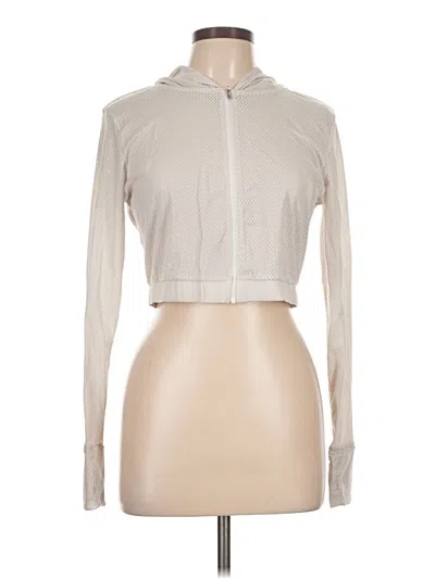 Pre-owned Buffbunny Collection Track Jacket In White