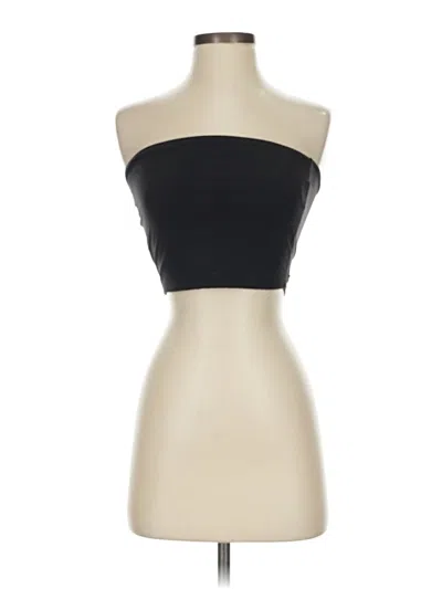 Pre-owned Buffbunny Collection Tube Top Black Strapless Neckline Tops