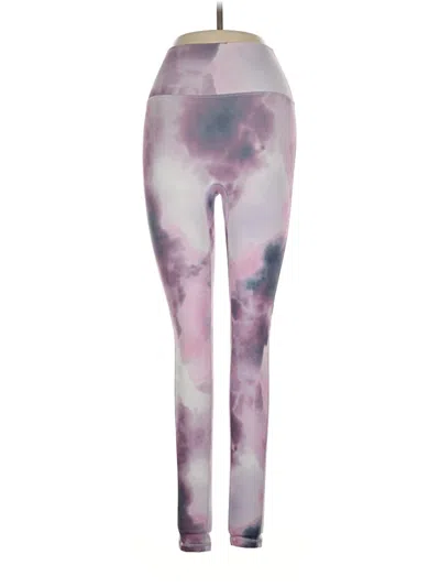 Pre-owned Buffbunny Collection Yoga Pants In Purple