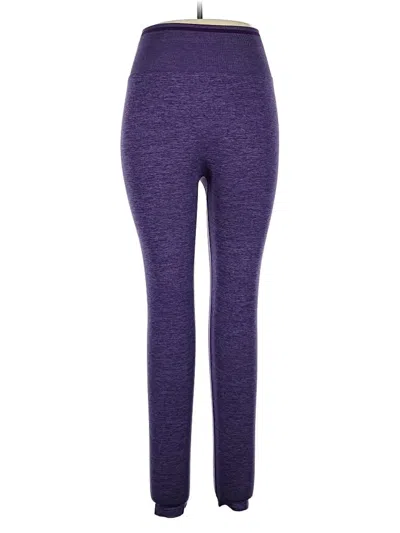 Pre-owned Buffbunny Yoga Pants In Purple