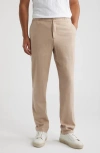 Bugatchi Aerolinen Linen Blend Chinos In Neutral