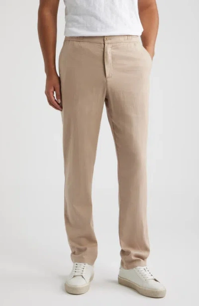 Bugatchi Aerolinen Linen Blend Pants In Neutral