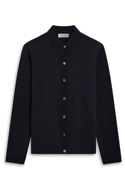 Bugatchi Alistair Merino Wool Cardigan In Transparent
