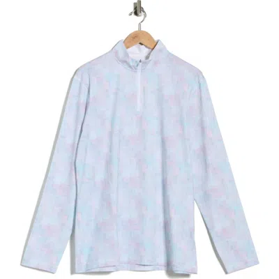 Bugatchi Anthony Ooohcotton® Quarter Zip Pullover In Blue