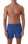 Bugatchi Archer Fish Print Swim Trunks