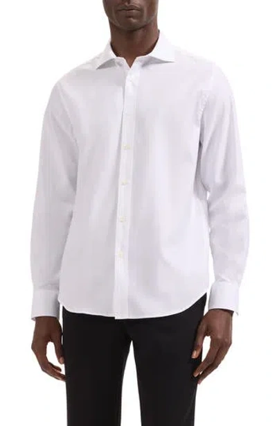 Bugatchi Axel Check Jacquard Cotton Button-up Shirt In Multi