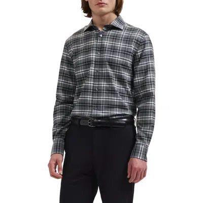 Bugatchi Axel Cotton Blend Button Up Shirt In Multi