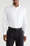 Bugatchi Axel Shaped Fit Micro Check Button-up Shirt In Multi