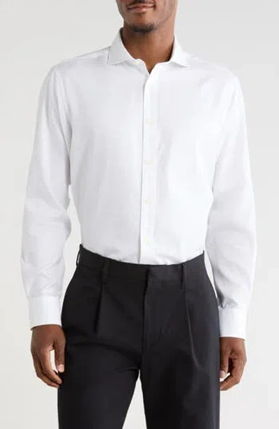 Bugatchi Axel Shaped Fit Micro Check Button-up Shirt In Multi