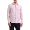Bugatchi Axel Trim Fit Solid Cotton Blend Button-up Shirt In Multi