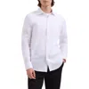 Bugatchi Axel Trim Fit Solid Cotton Blend Button-up Shirt In Multi