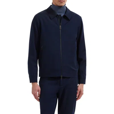 Bugatchi Blouson Jacket In Blue