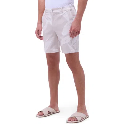 Bugatchi Chino Presley Shorts In Almond