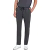 Bugatchi Comfort Drawstring Cotton Pants In Graphite