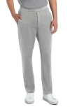 Bugatchi Comfort Drawstring Cotton Pants In Gray