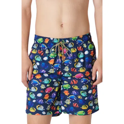 BUGATCHI BUGATCHI COSMO SWIM TRUNKS