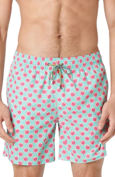 Bugatchi Cosmo Swim Trunks In Seafoam